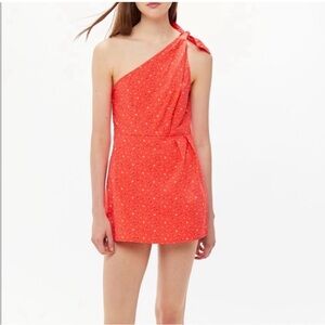 Urban Outfitters One Shoulder Retro Romper/Skort